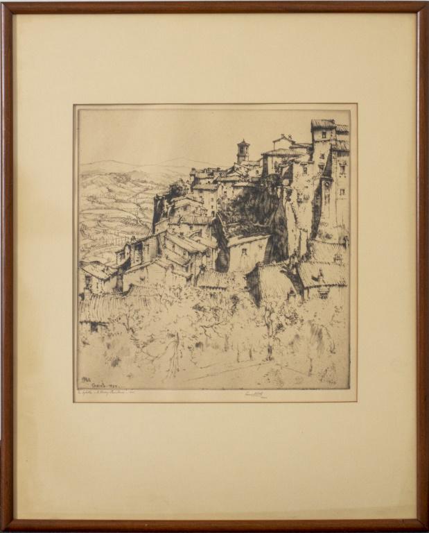 Ernest David Roth "Orvieto" Etching (1 of 10)