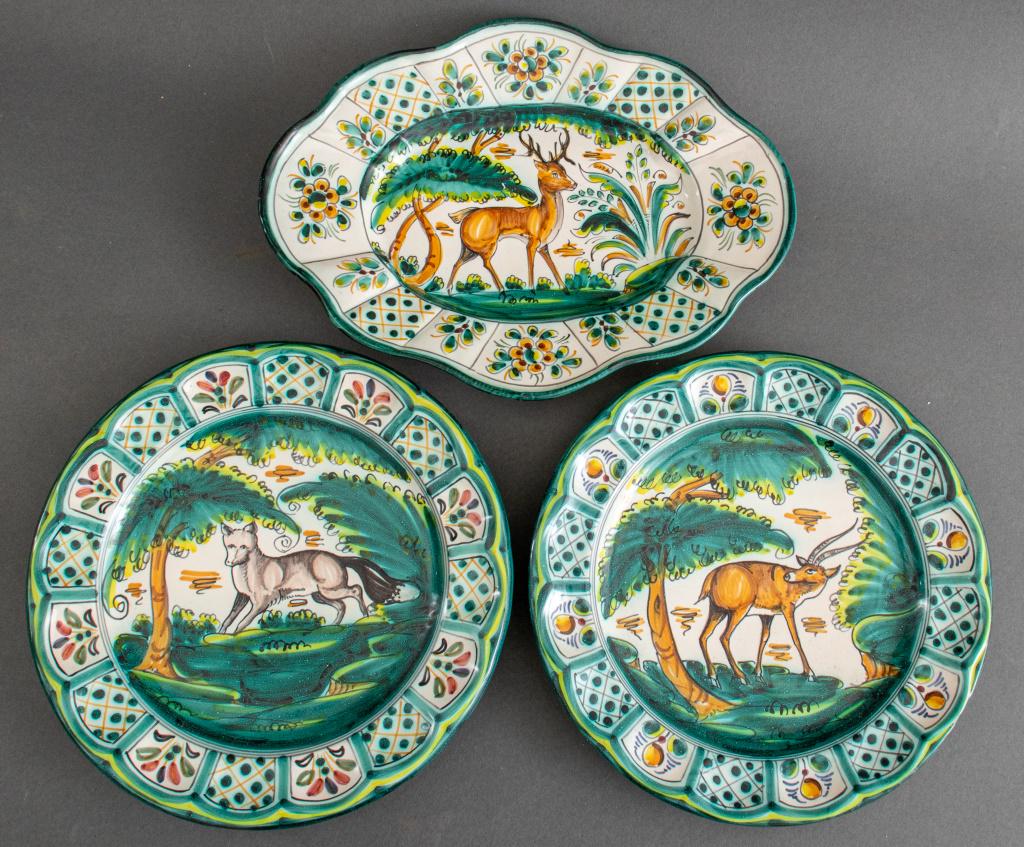 Spanish Majolica Serving Plate, 3 (1 of 7)