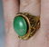 36: Chinese Jade & 14K Gold Ring - 7