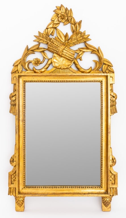 Italian Neoclassical Style Giltwood Mirror (1 of 6)