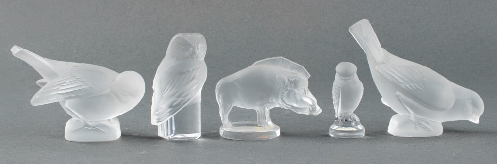 Lalique France Crystal Glass Animal Figurines, 5 (1 of 8)