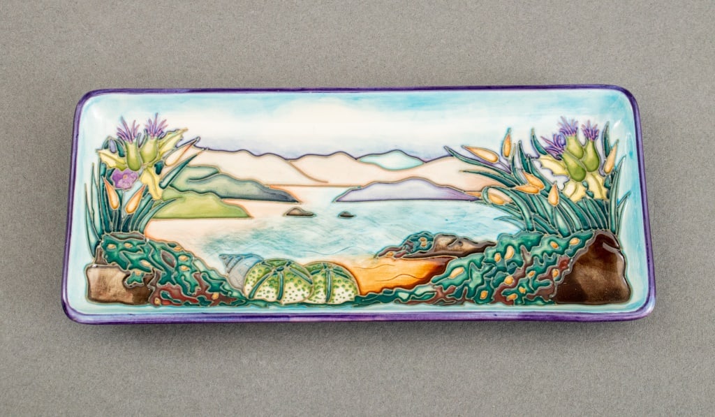 Moorcroft Pottery Ceramic Landscape Pen Tray (1 of 13)