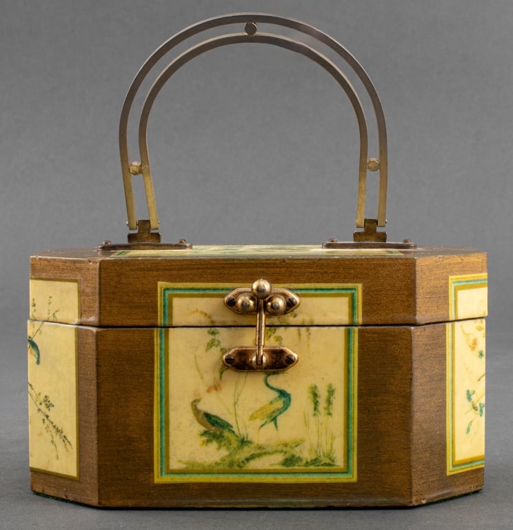 Vintage Annie Laurie Originals Chinoiserie Purse (1 of 9)