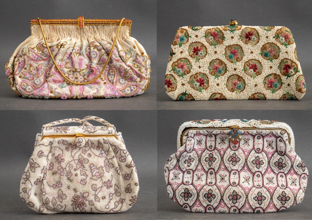 Group of Four Art Deco Beaded Clutches, ca. 1920s (1 of 11)