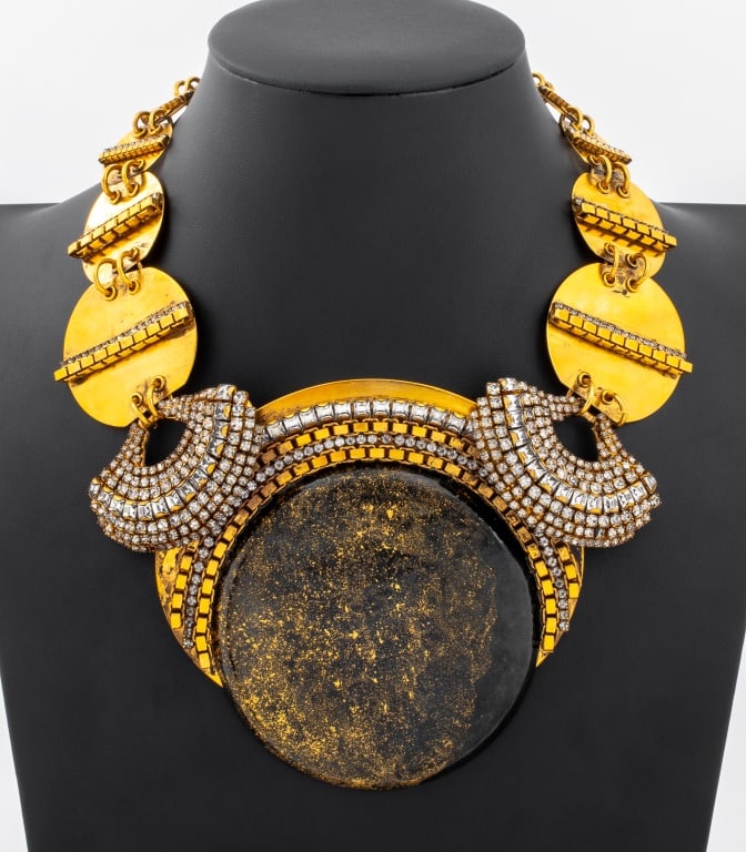 Vintage Erickson Beamon Egyptian Revival Necklace (1 of 8)