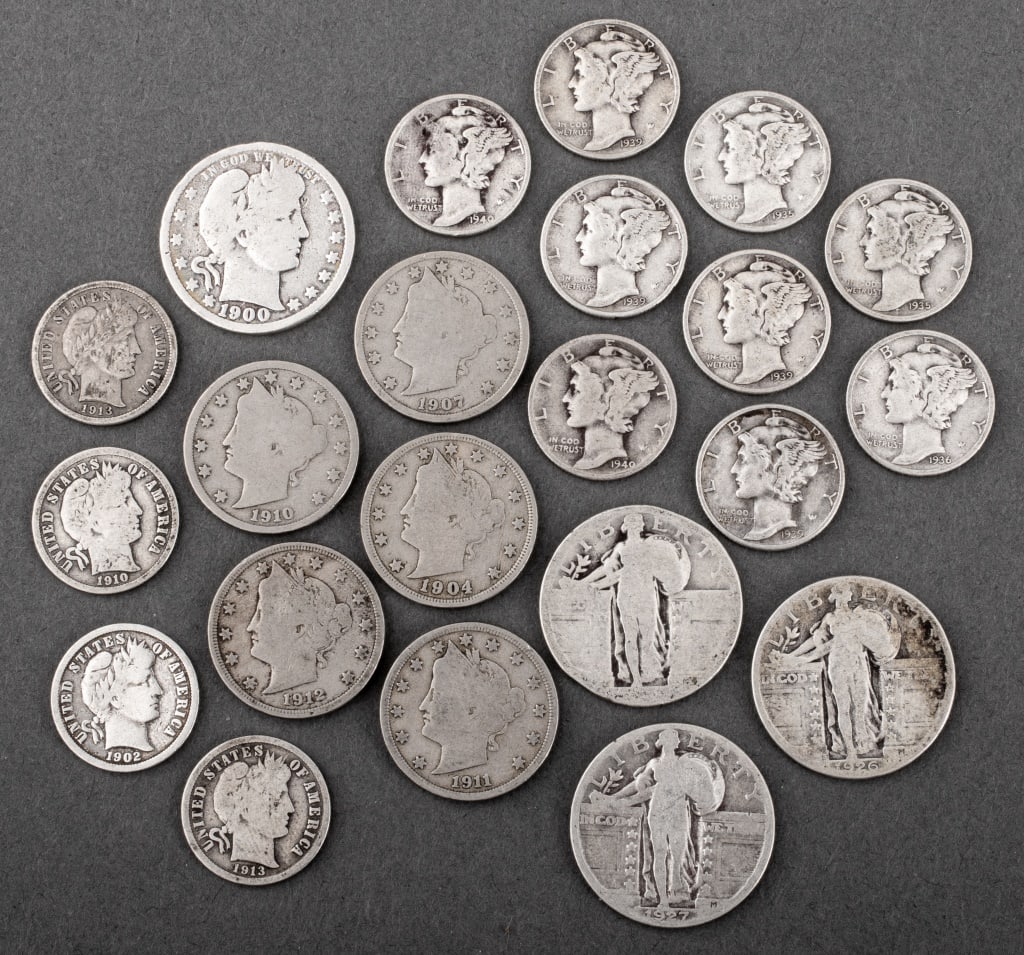 Early U.S. Coins, 22 Pieces (1 of 6)