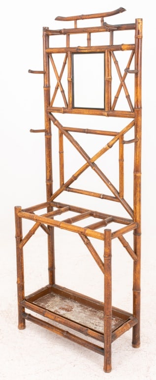 Aesthetic Movement Bamboo Hall Tree (1 of 12)