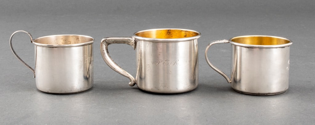 American Sterling Silver Baby Cups, 3 (1 of 9)