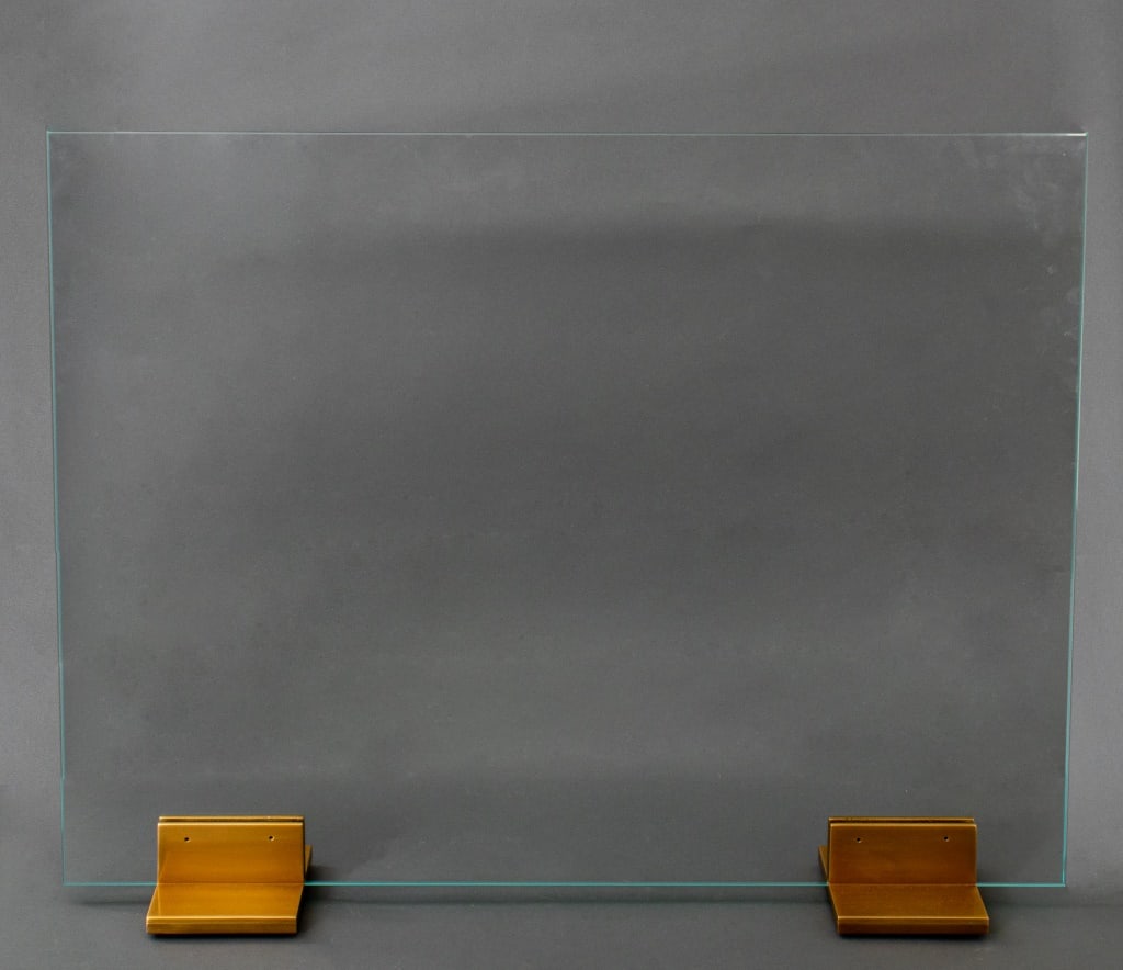 Stone Manufacturing Co. Modern Glass Fire Screen (1 of 8)