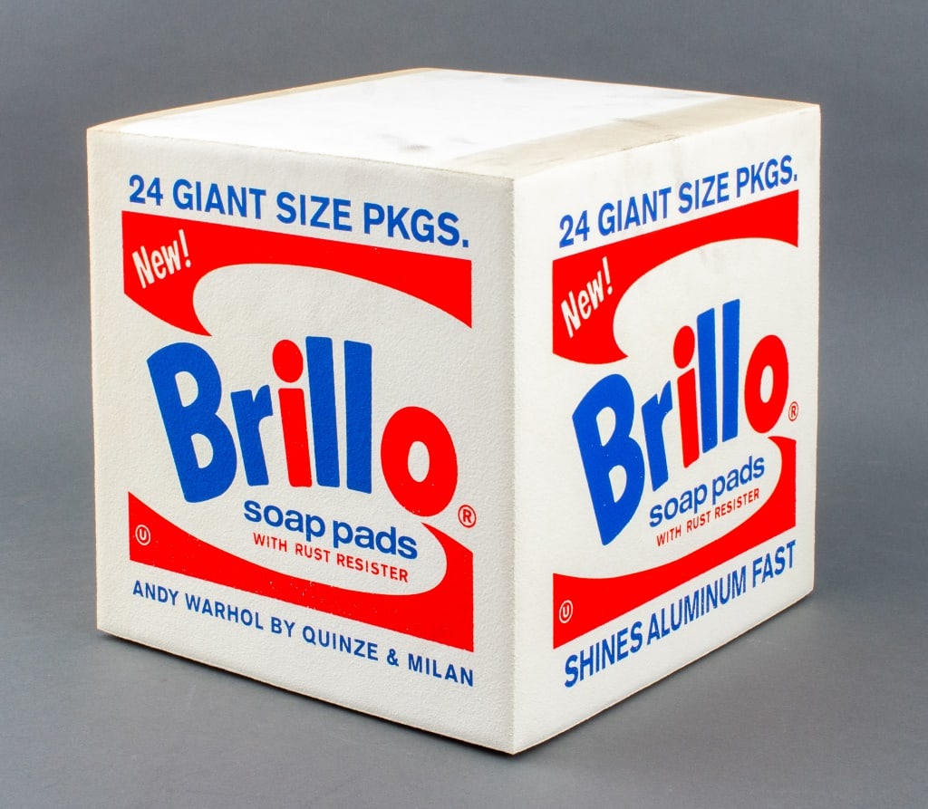 After Andy Warhol White Brillo Box Pouf (1 of 10)
