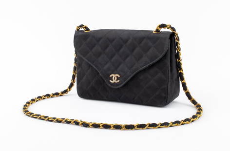 genuine leather chanel bag black