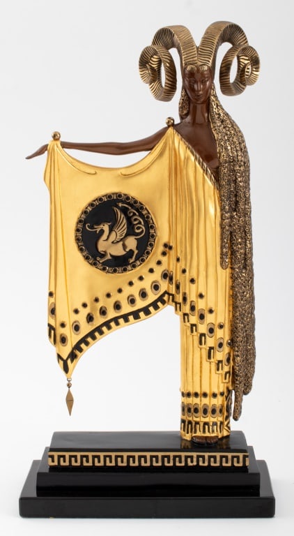 Erte "Golden Fleece" Bronze Sculpture, 1987 (1 of 13)