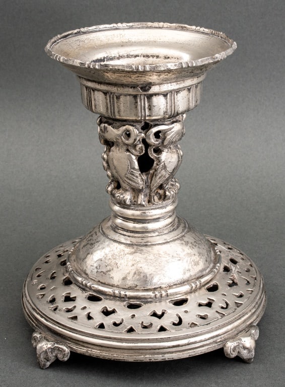 Oscar B. Bach Studios Silverplate Candle Holder (1 of 8)
