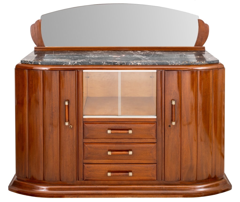 Art Deco Marble Topped Bar Cabinet (1 of 11)