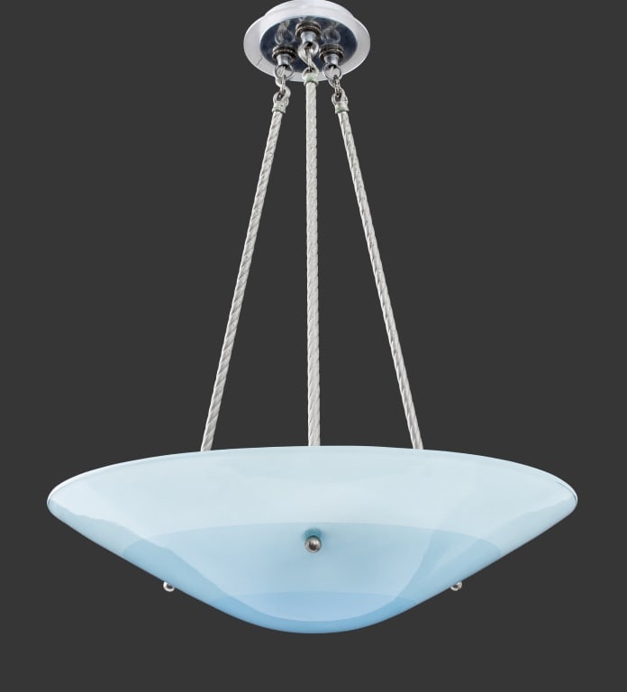 Art Deco Streamline Moderne Ceiling Pendant Lamp (1 of 6)