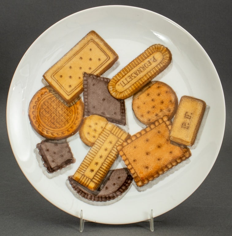 Fornasetti Milano Biscotti Porcelain Plate (1 of 7)