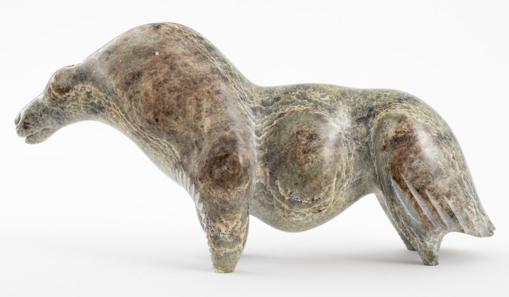David Ruben Piqtoukun Horse Stone Sculpture (1 of 15)