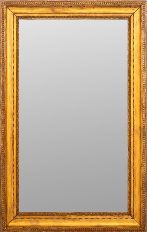 Italian Empire Giltwood Mirror, 19th C (1 of 4)