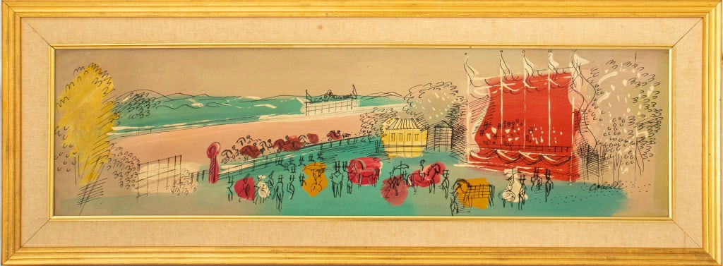 Charles Cobelle Hippodrome View Oil on Canvas (1 of 10)