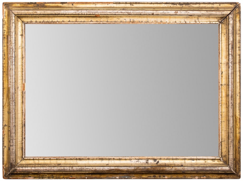 Silvered and Gilt Framed Mercury Mirror (1 of 4)