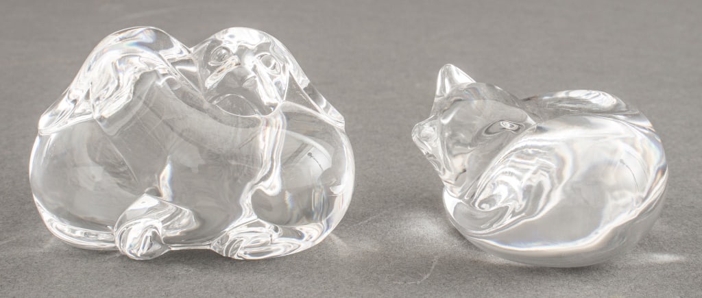 Steuben Glass Cats & Dogs, 2 (1 of 12)