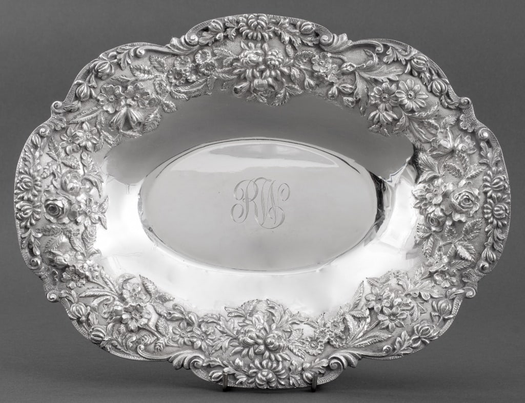 S. Kirk & Son Sterling Silver Repousse Tray (1 of 11)