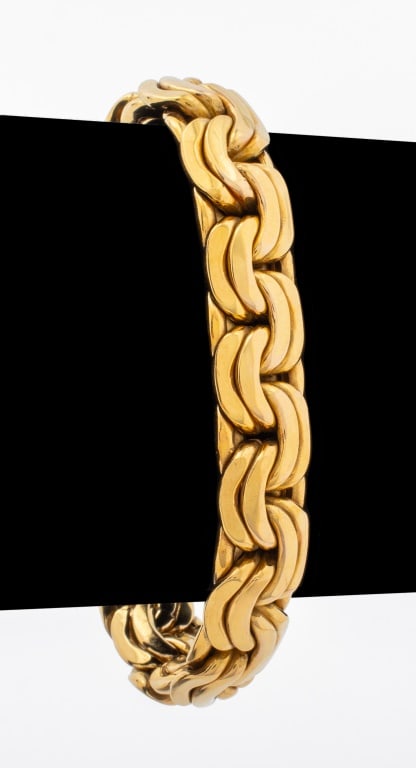 Italian 14K Yellow Gold Bracelet (1 of 5)