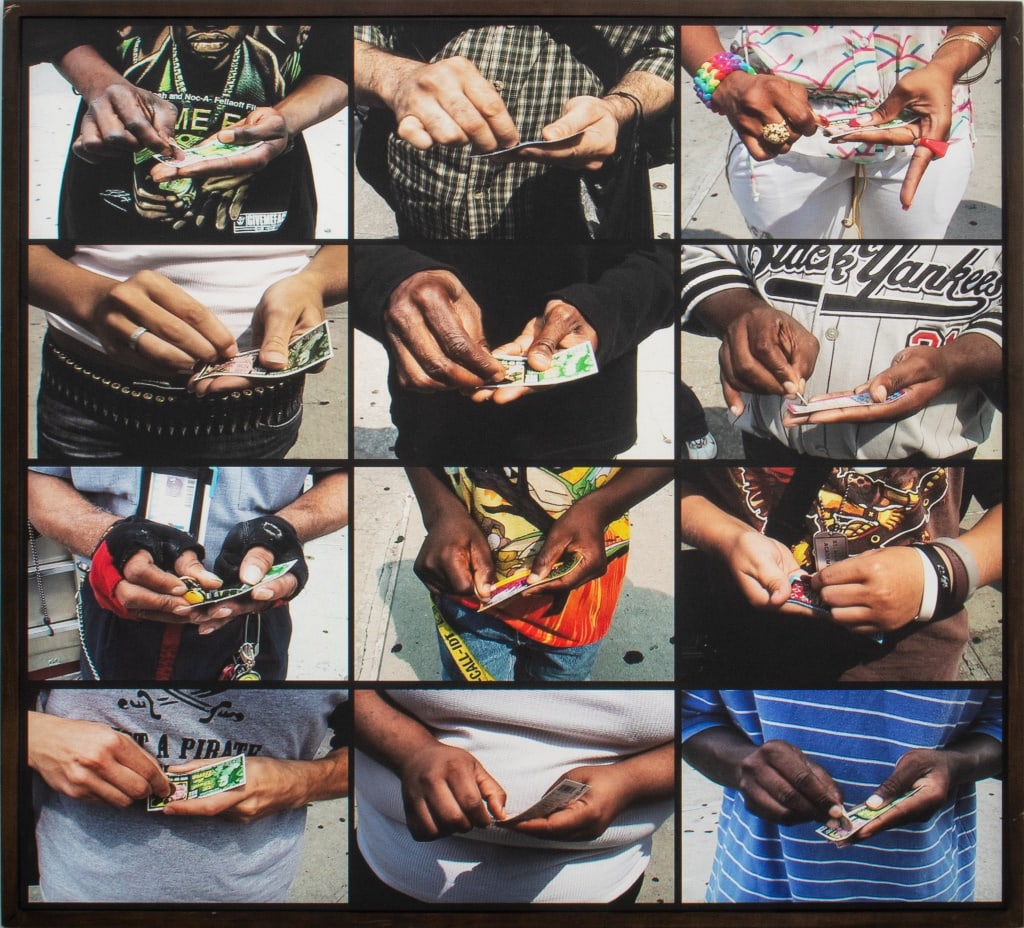 Jonathan Calm "Scratching Chance Grid #2" C-Print (1 of 10)