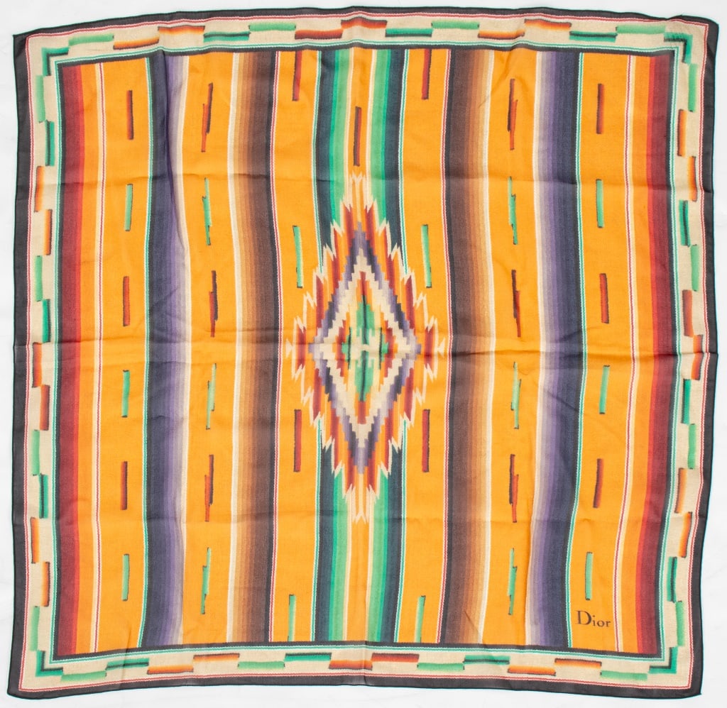 Christian Dior Southwestern Silk Scarf (1 of 12)