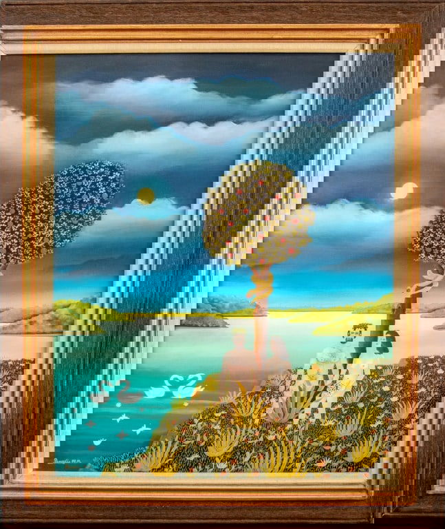 Branko Paradis Adam and Eve Oil on Plexiglas, 1977 (1 of 12)