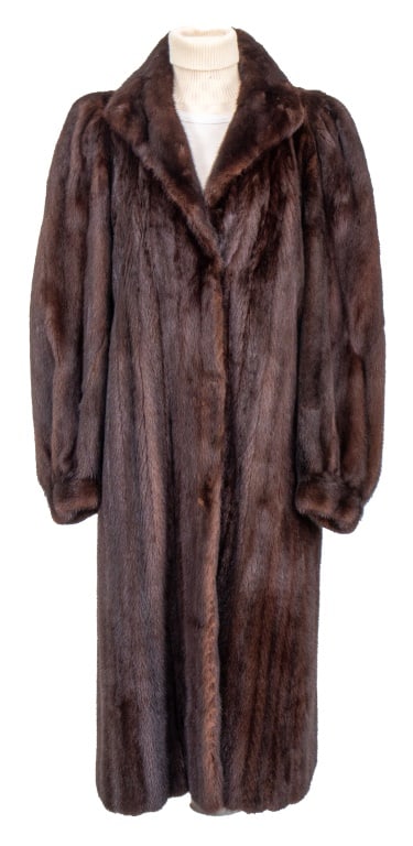 Vintage Full-Length Mink Fur Coat (1 of 6)