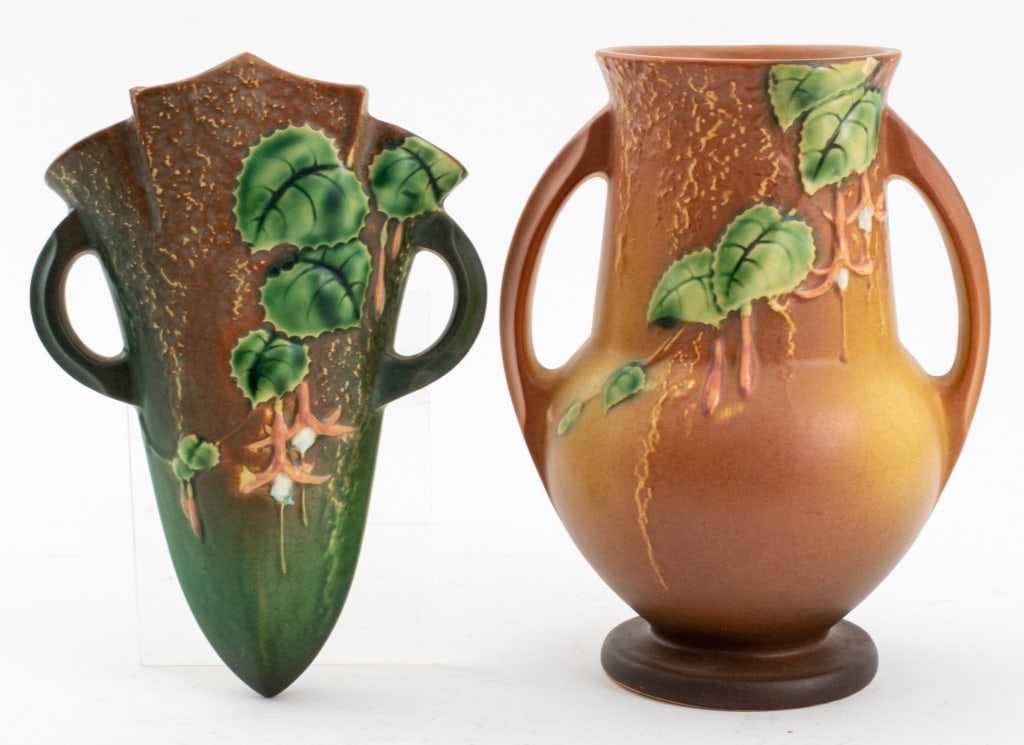 Roseville Pottery "Fuschia" Ceramic Vessels, 2 (1 of 8)