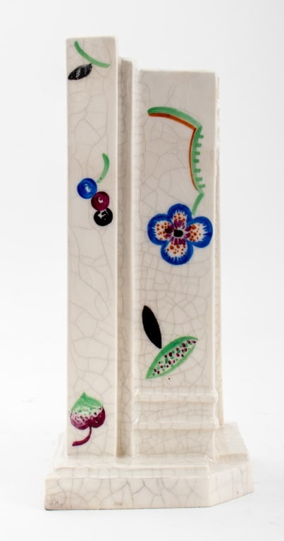 German Art Deco Ceramic Vase, 1920s (1 of 13)