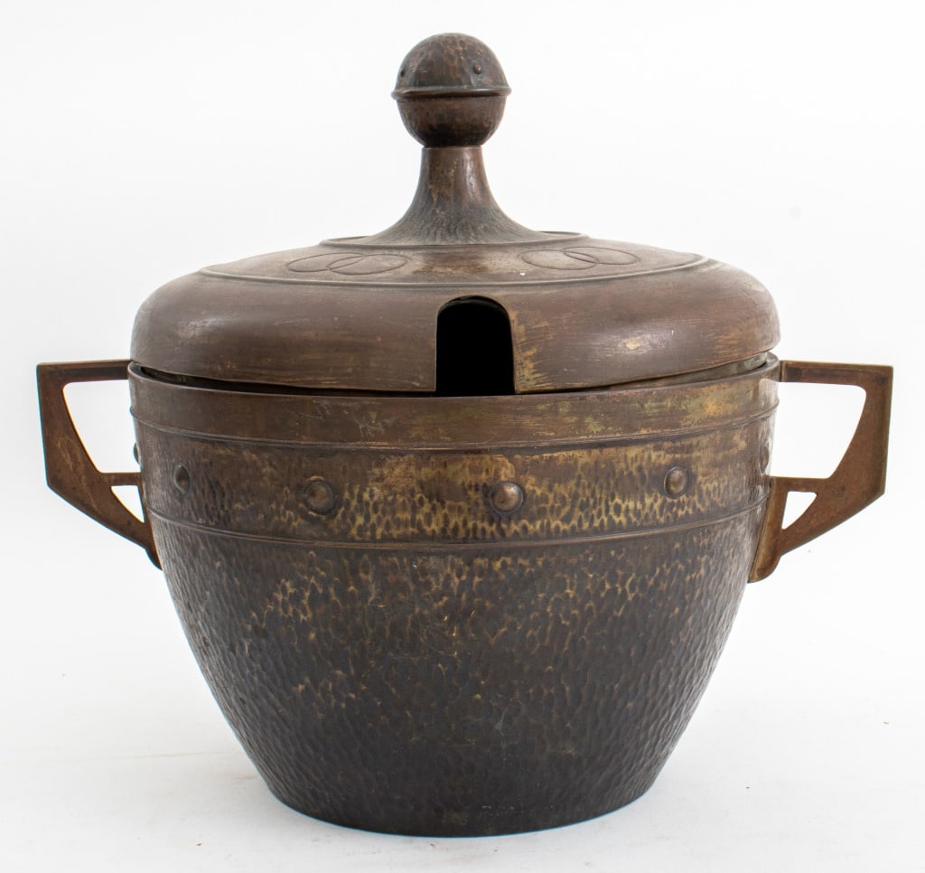 Austrian Jugendstil Mixed Metal Coal Scuttle (1 of 8)
