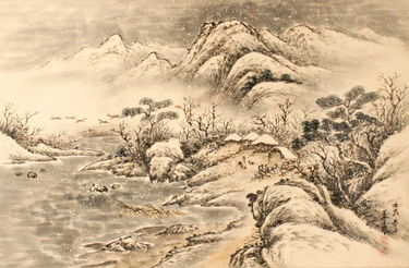 79 Korean Winter Landscape Painting By Ok Po Jul 29 2012