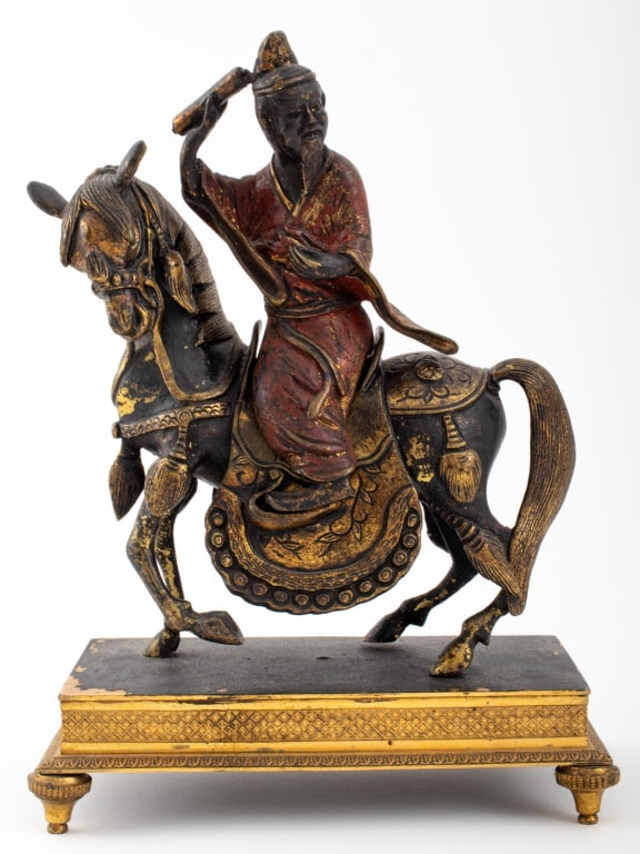 Chinoiserie Bronze Figure on French Ormolu Stand (1 of 12)