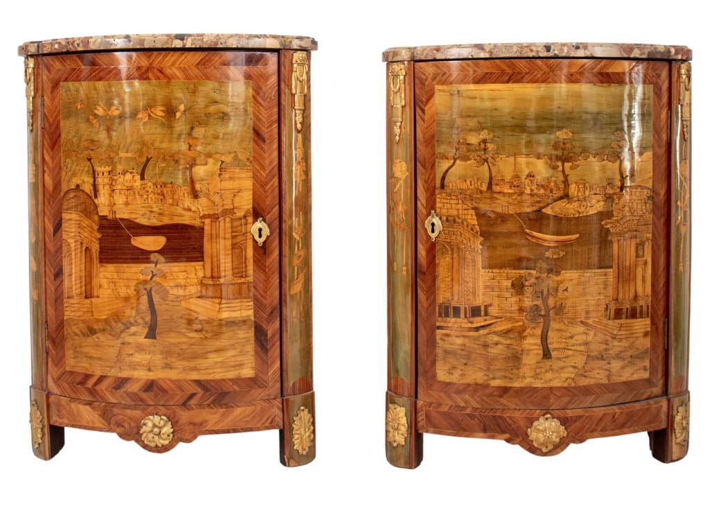 Louis XV / XVI Transitional Style Encoignures (1 of 12)