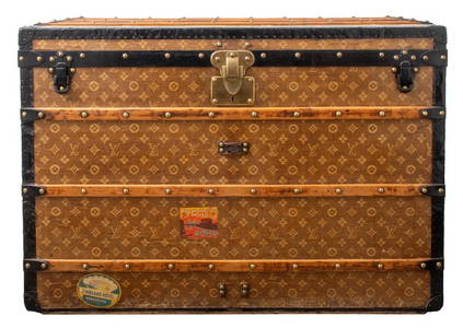 Louis Vuitton Steamer Trunk, Early 20th C.