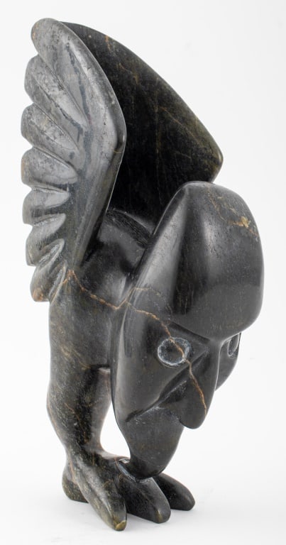 Toonoo Sharky Inuit Stone Sculpture (1 of 10)