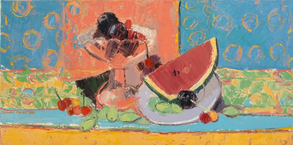 Isabelle Merlet Still Life Oil on Canvas, 1997 (1 of 10)