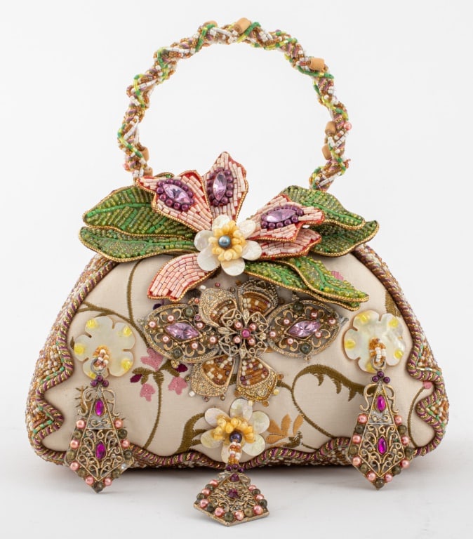 Mary Frances Beaded Flower Embellished Purse (1 of 12)