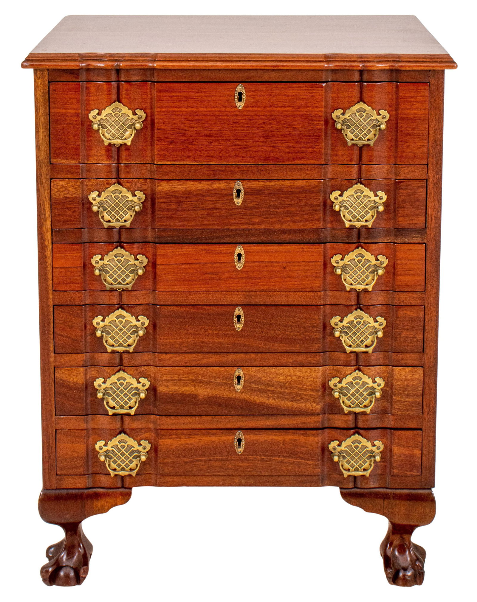 Chippendale Style Mahogany Silver Chest (1 of 9)