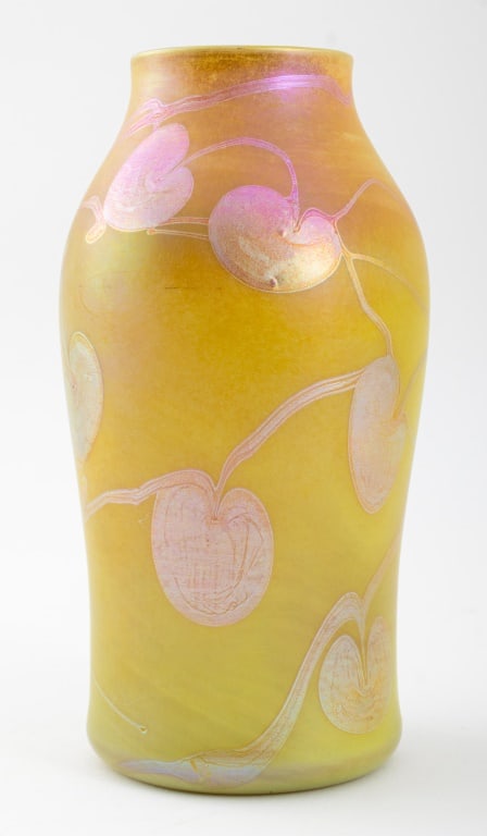 Trevaise Iridescent Art Glass Vase, ca. 1907 (1 of 8)