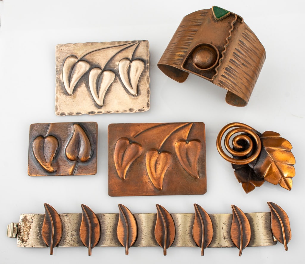 Francisco Rebajes Mixed Metal Art Jewelry, 6 Pcs. (1 of 10)