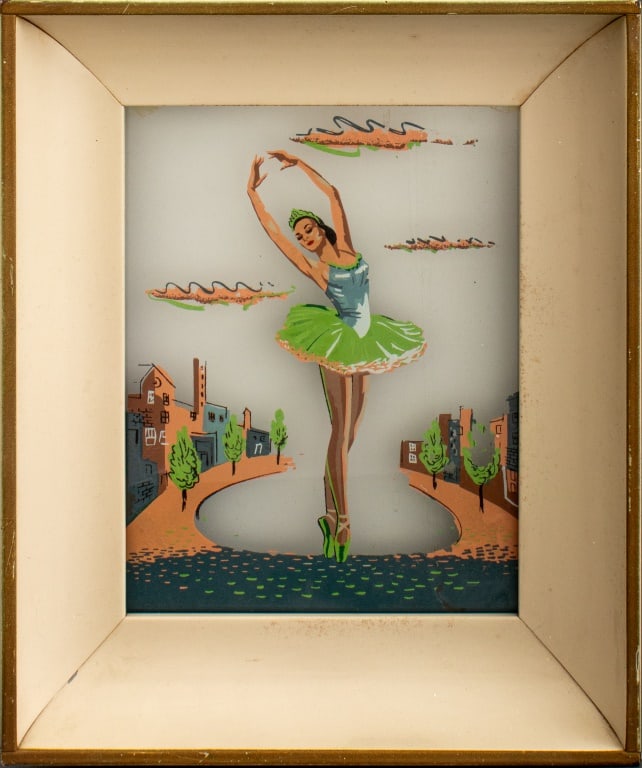 Mid-Century Modern Ballerina Shadow Box (1 of 13)