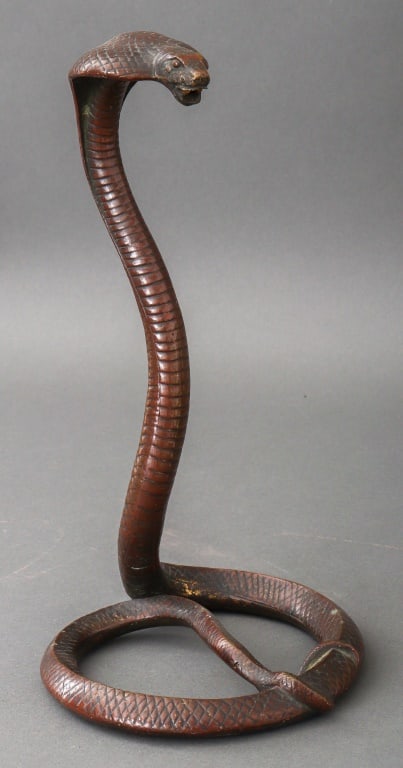 French Bronze Animalier Serpent Sculpture (1 of 6)
