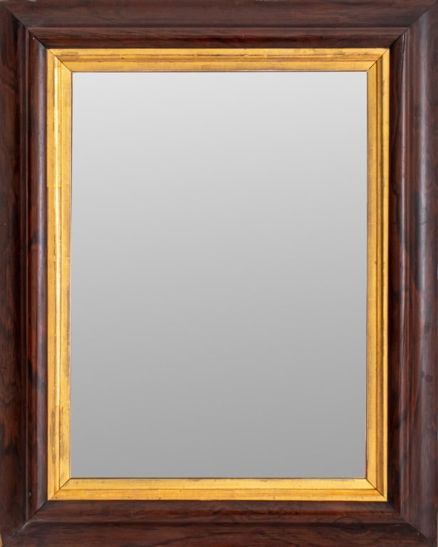 Parcel Gilt Mahogany Looking Glass, 19th C. (1 of 6)
