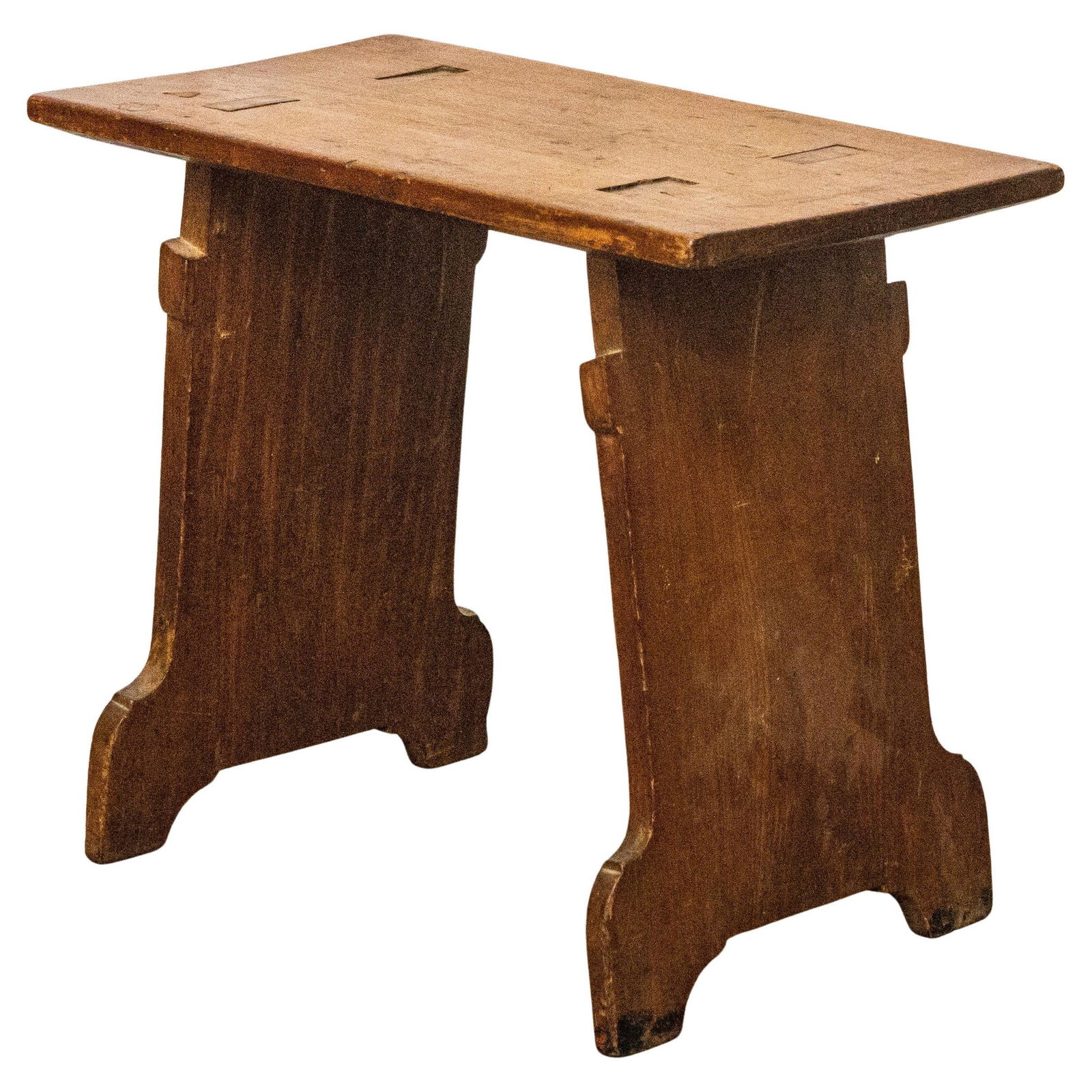 Southern Baroque Style Walnut Stool (1 of 6)