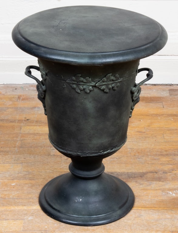 Neoclassical Style Mixed Metal Covered Urn (1 of 8)