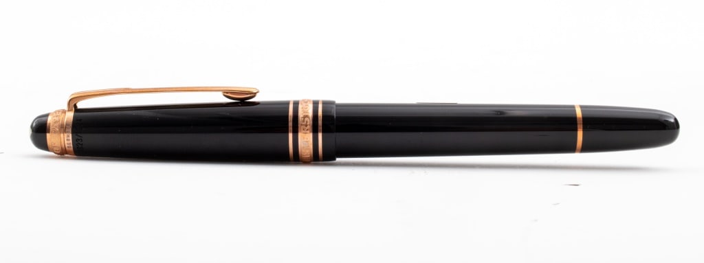 Montblanc 146 rose hot sale gold